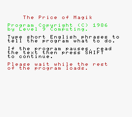 Price Of Magik screenshot 2 for MSX